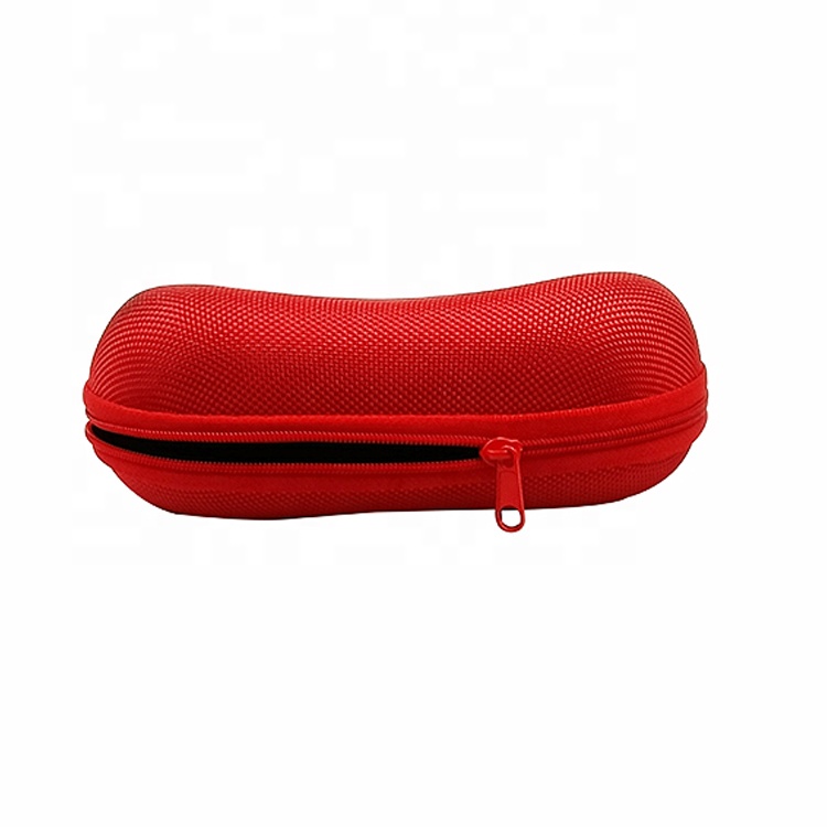 Customised Oxford Cloth Sunglass Cases Zip Up Glasses Case Anti Pressure
