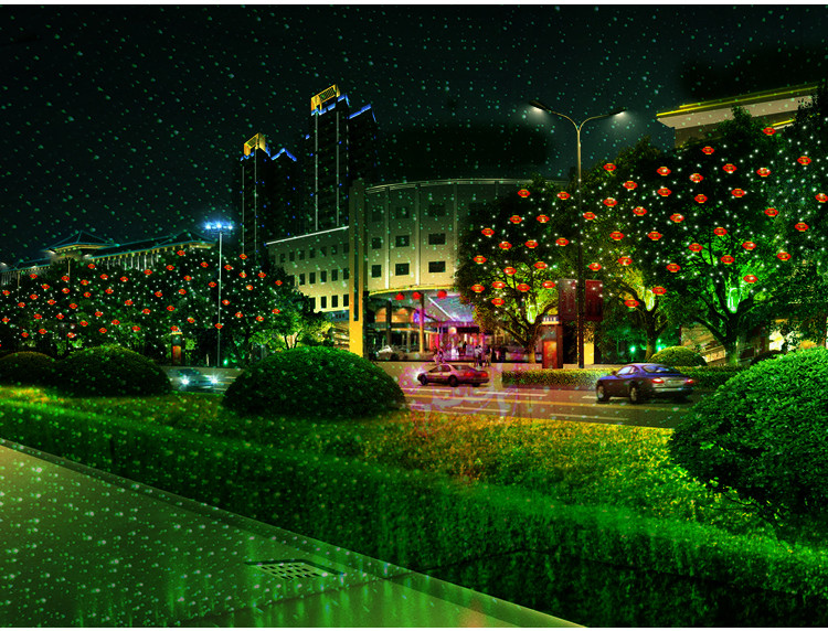 Mini Portable Laser Party Light Outdoor Christmas Laser Animation Light
