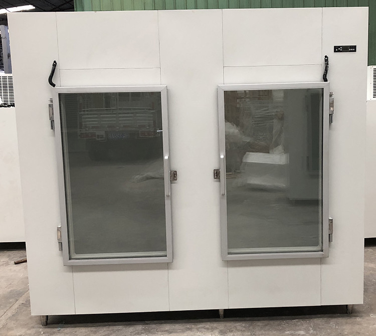 Glass Door Ice Merchandiser Cold Wall Supermarket Ice Bags Freezer