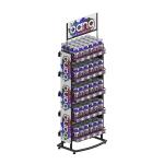 Spirit Store Metal Small Coke Bottle Rack Monster Energy Drink Display Rack