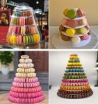 Plastic Tower Macaron Packaging Box Customizable Design