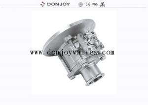 China DN65 3Pcs Tank Bottom Ball Valve with noretention design for pharmacy wholesale