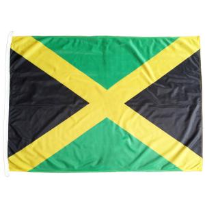 China Single Side Double Sides Interlayer Country Flags Jamaica 100% Polyester wholesale