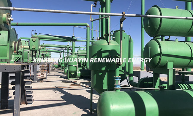 Automatic 15 Tons Waste Plastic Pyrolysis Plant Recycle Plastic To Oil Plant