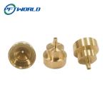 Lathe 5Axis Precision Brass Turned Parts , Electrophoresis Brass Machined
