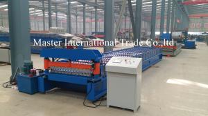 China Hydraulic CNC Floor Tile / Sheet Metal Forming Equipment Cr12Mov Chains Drive wholesale