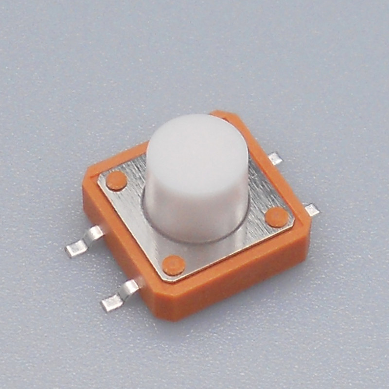 Thru Hole Terminal Silent Tactile Switch With Multiple Actuator Options