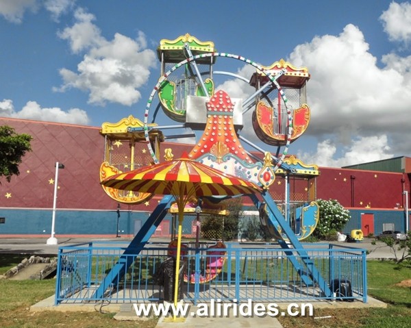Christmas mini ferris wheel for shopping mall amusement rides for sale kiddy ride