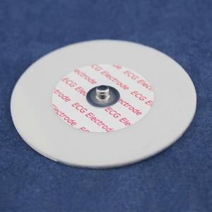 China Solid Gel EKG Accessories 55mm Disposable Adult Foam Electrode wholesale
