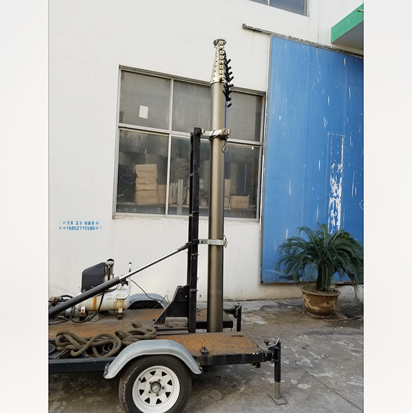 telescopic mast retracted