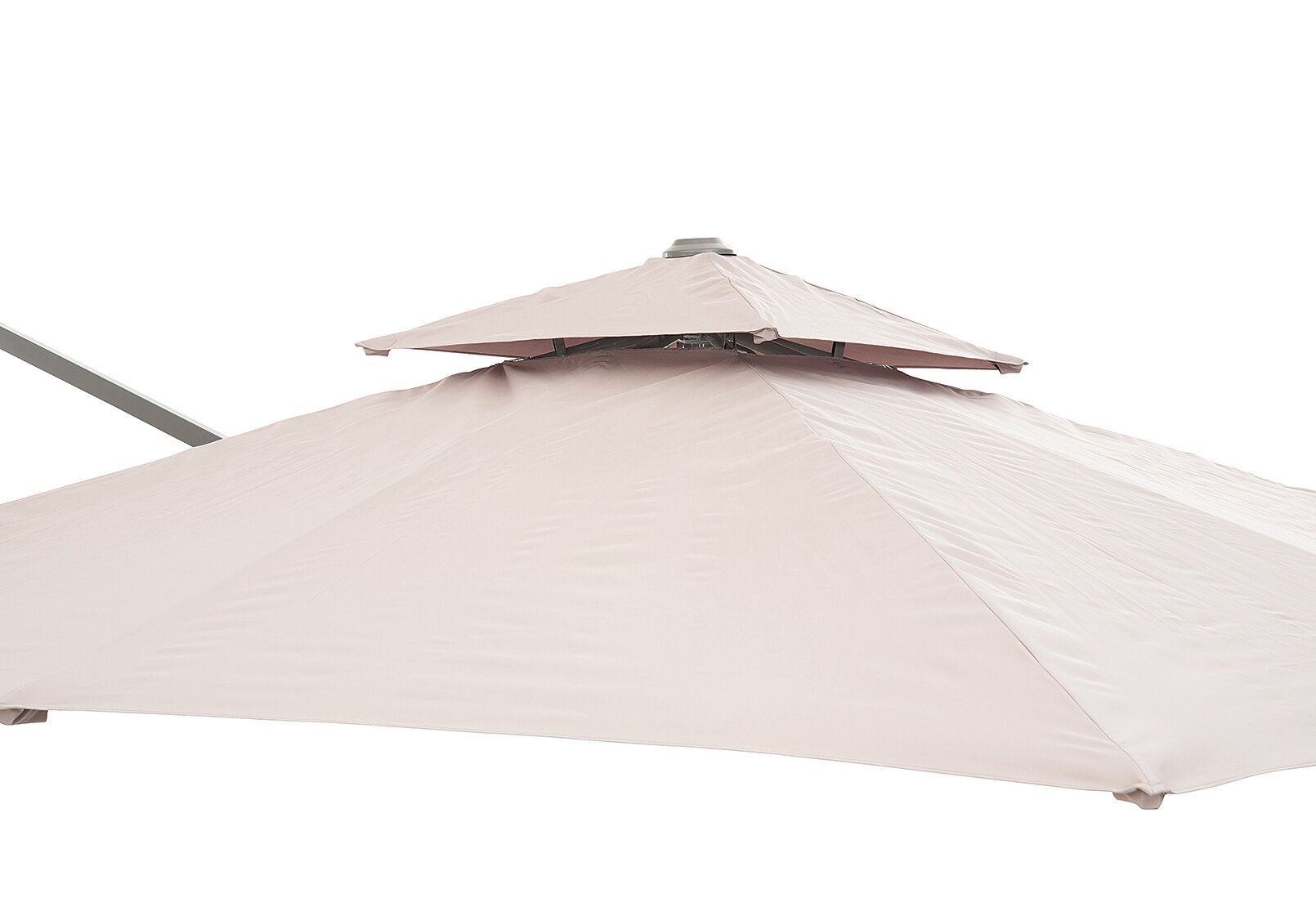 Double Top Patio Umbrella Garden Parasol Waterproof Canopy AJUNION W300xD300xH260cm