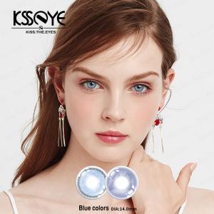 China Custom Cosmetic Prescription Husky Blue Eye Contact Lenses wholesale
