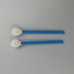 Lollipop Round Sponge Head Disposable Lint Free Swabs Blue Stick