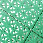 Sporty Red PP Tiles for Outdoor Volleyball Tennis Badminton and Basketball Court
