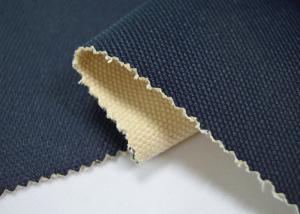 China 24 OZ Blue Color Coated Cotton Canvas / 100 Cotton Canvas For Bags wholesale