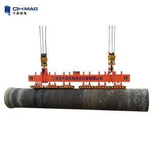 China Electromagnetic Steel Plate Lifting Equipment , 1000lbs Bundled Rebar Electric Lifting Magnet wholesale
