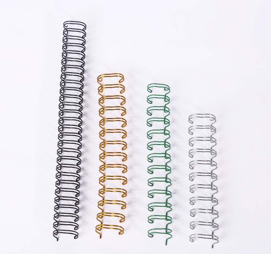 Double-loop wire spiral binding wire o