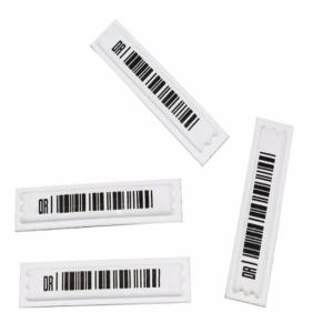 China High Sensitive Recycle Anti Theft Eas Soft Tags / Jewellery Barcode Labels wholesale
