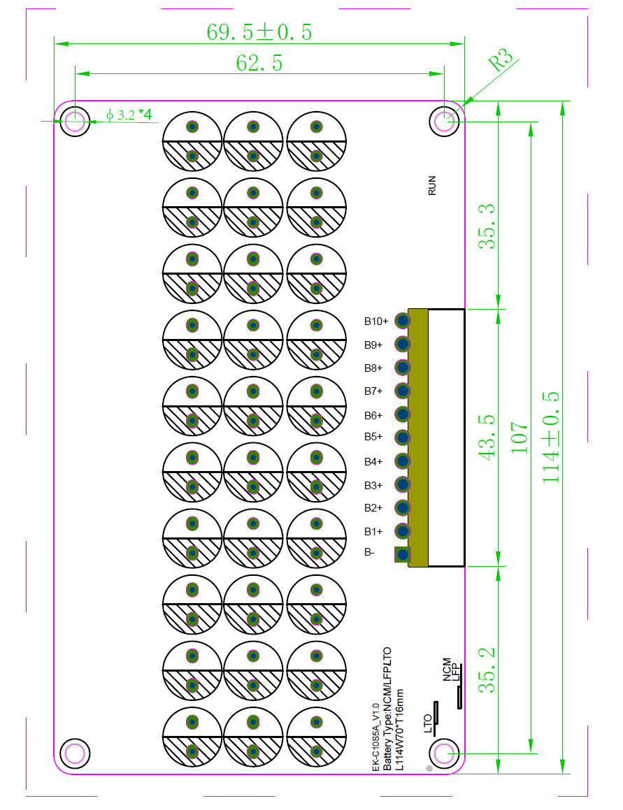 8S 9S 10S 5A Active Balancer Lithium / Lifepo4 / LTO Battery Balancer 24V 36V