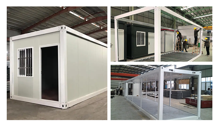 Detachable Prefabricated Mini House with Customized Wall Material 50mm EPS/Rockwool and Easy Assembly