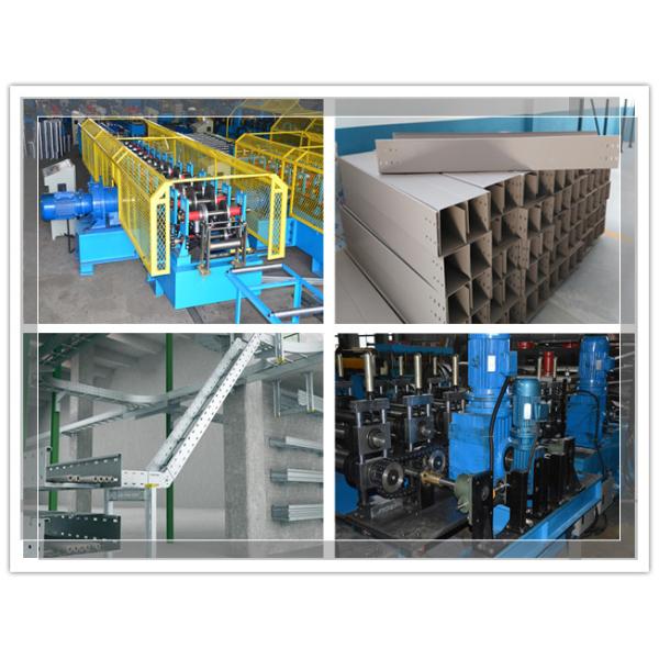 Continual Punching Mould Cable Tray Forming Machine 140mm - 840mm Width