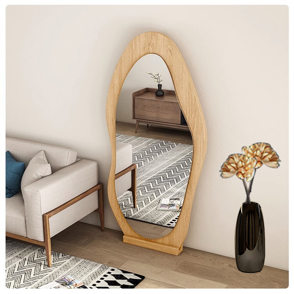 Contemporary Design Style Silver Dressing Room Entrance Mirror for Luxury Home Decor