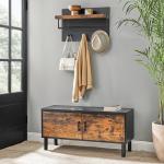Shoe Storage Cabinet, Modern Industrial Storage Cabinet for Shoes, Storage