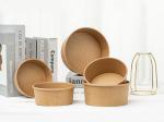 Disposable 1300ml PLA Kraft Paper Salad Bowl Soup Bowl