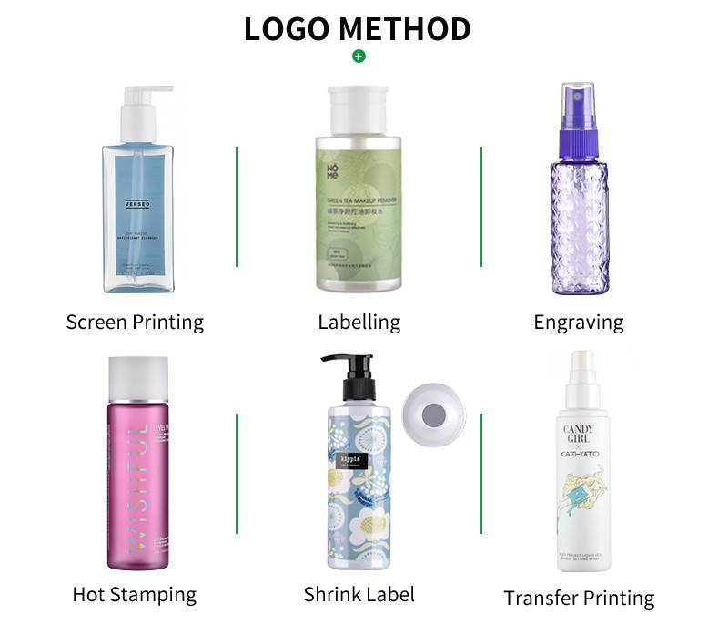 Square Plastic 200ml Shampoo Bottle Sticker Label With Bamboo Sleeve