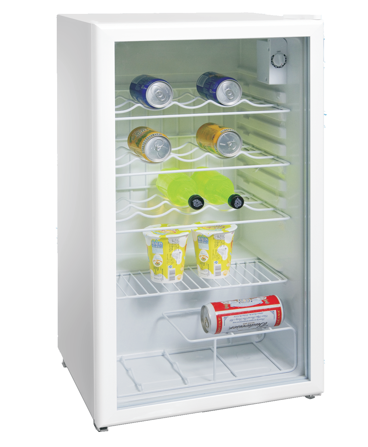 Beverage Small Upright Hotel Countertop Display Chiller