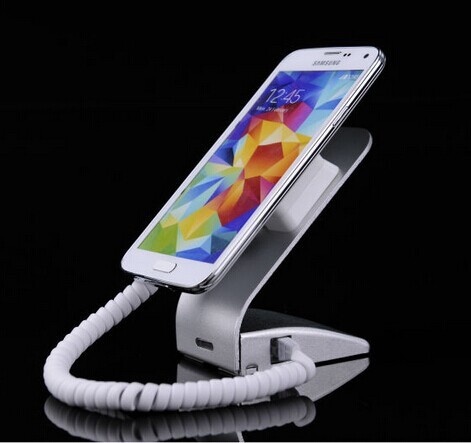 COMER cell phone docking station Retail display systems with alarm sensor and charging cable