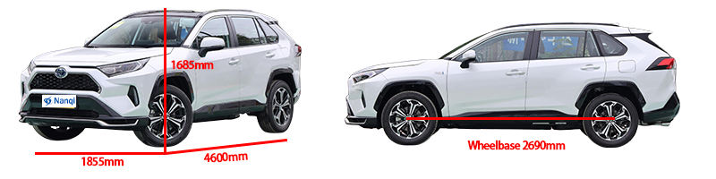 2023 Compact Toyota Electric Hybrid SUV Toyota RAV4 Rongfang Dual Engine E+