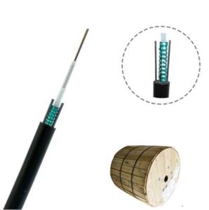 China Single mode GYXTW outdoor aerial optical fiber cable uni-tube armored fiber optic cable wholesale