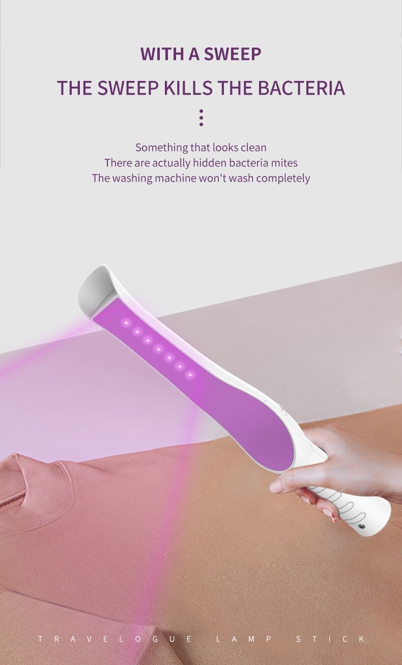 2W USB Portable Rechargeable Sterilization Disinfection UV Lamp