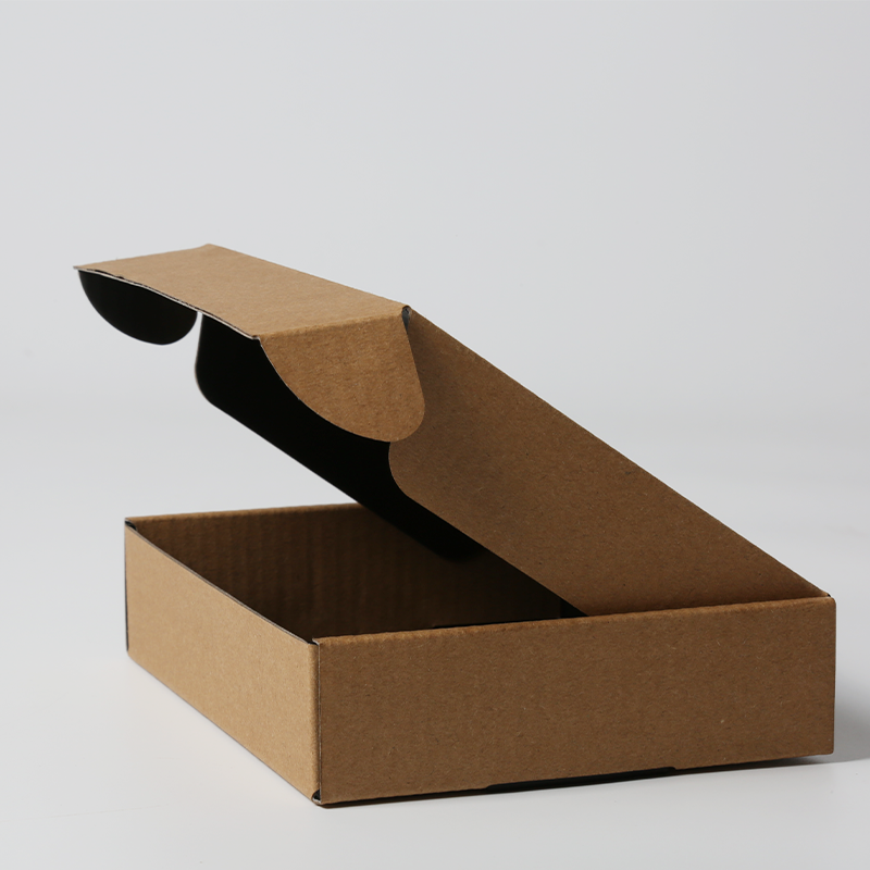 Low MOQ Kraft Paper Corrugated Mailing Box For Jewelry And Gift Customized Design