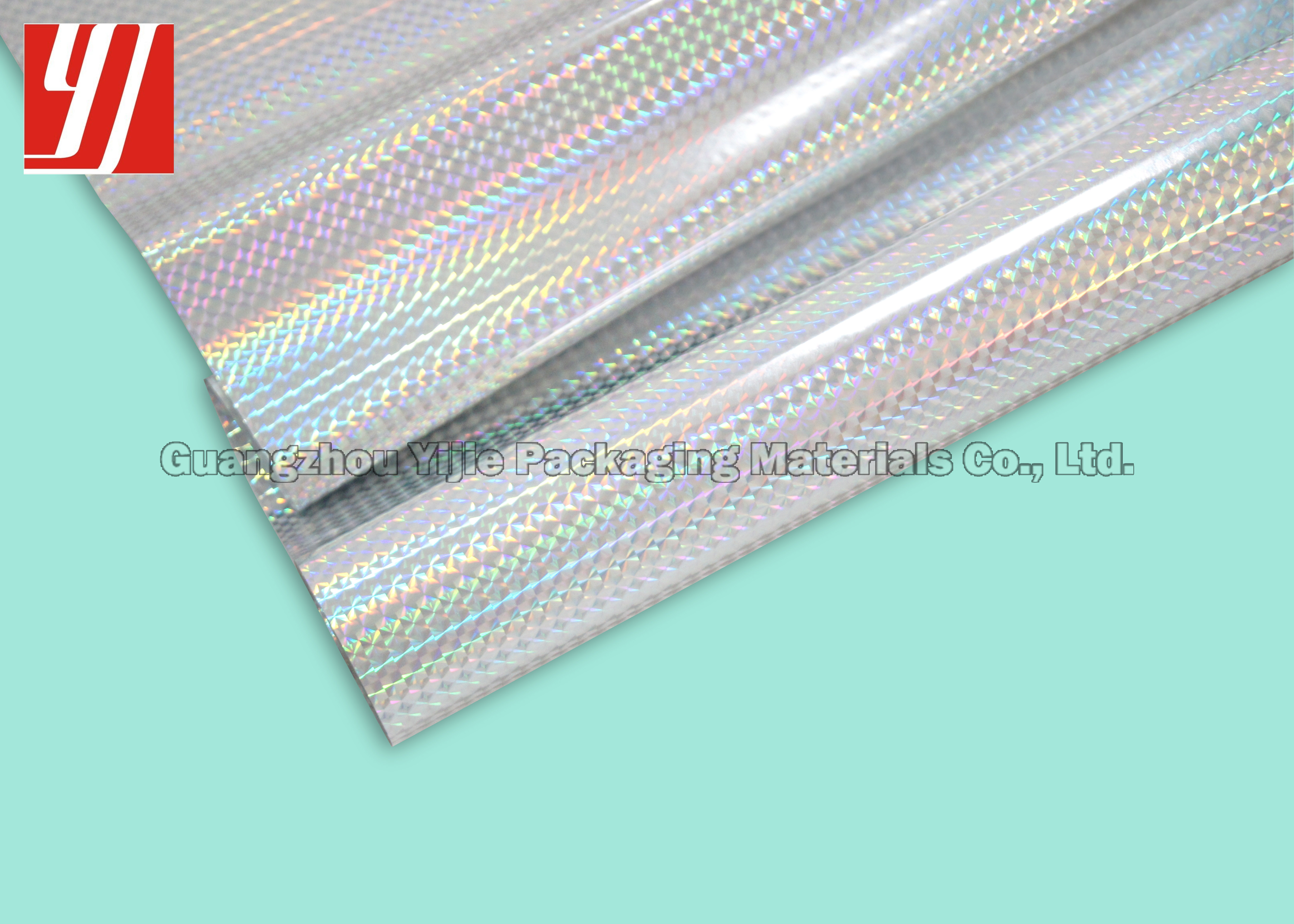 OEM Checkered Silver Hot Stamping Foil Shrink Film Heat Sensitive Paperboard Paper Label