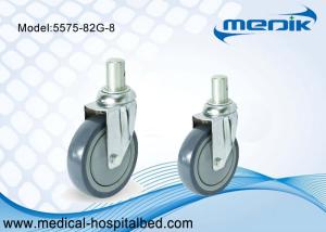China Round Stem Models 5 Inch Medical Castors , Care And Hospital Bed Casters wholesale