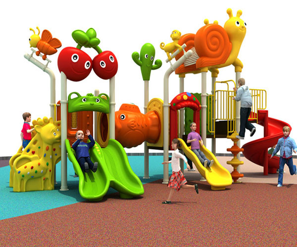 ODM Kids Plastic Playground Equipment , Daycare Outdoor Playground Equipment