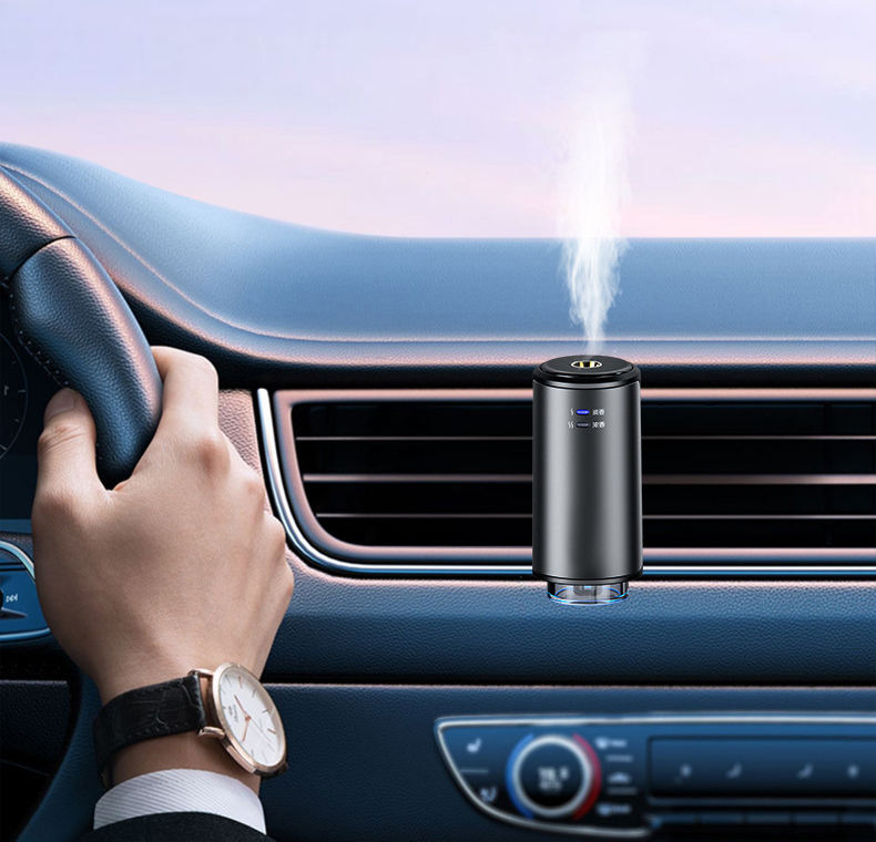 HOMEFISH Aluminium Alloy ABS Car Air Freshener Perfume Diffuser 1.5V