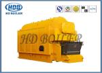 Gas Fired Hot Water Steam Boiler / Industrial Water Tube Boiler Single Drum
