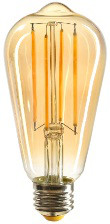 LED Filament 3w G45 300 Lumen LAMP Retro Saving Energy Indoor Chips Transparent Glass Bulb House Office Used EU lamp