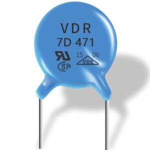 China 7D471K Metal Oxide Varistor 1pF-1000pF 6V-1500V 0.5W-10W Power Rating wholesale