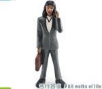 People at Work Model Toy Lawyeress Figure Pretend Professionals Figurines Career