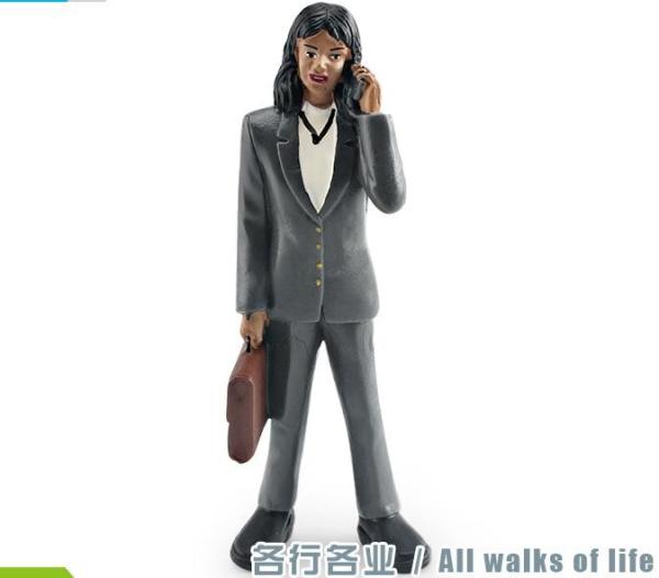 People at Work Model Toy Lawyeress Figure Pretend Professionals Figurines Career