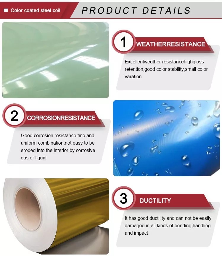 ASTM A29 PPGL Steel Coil 3PE Aluminum Zinc Coated Steel Sheet