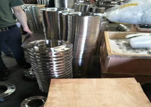 China 306 / 304 Stee Grade Stainless Steel Flanges , Orifice Steel Blind Flange Cold Drawing wholesale