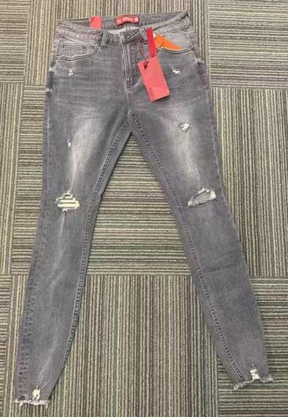 factory manufacturer custom logo wholesale stretch denim pants fashion high