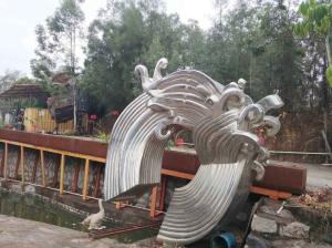 China Large Modern Abstract Sculpture Stainless Steel Public Commercial Decoration wholesale