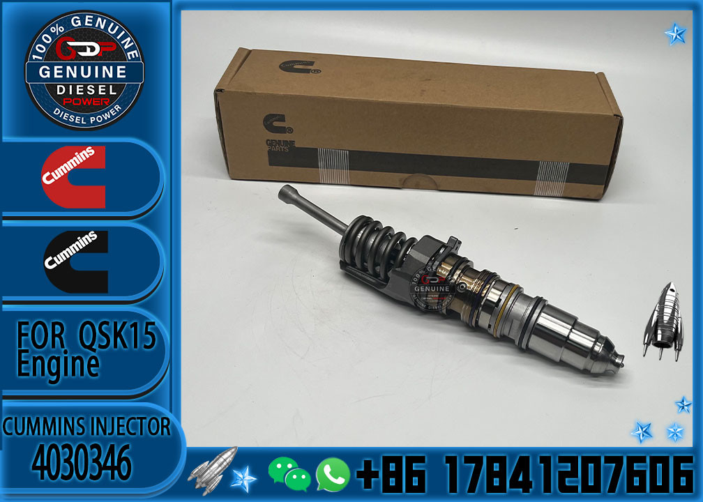 Genuine And New Diesel Fuel Injector 1846348 5634701 4030346 for Cummins QSX15 Diesel Engine
