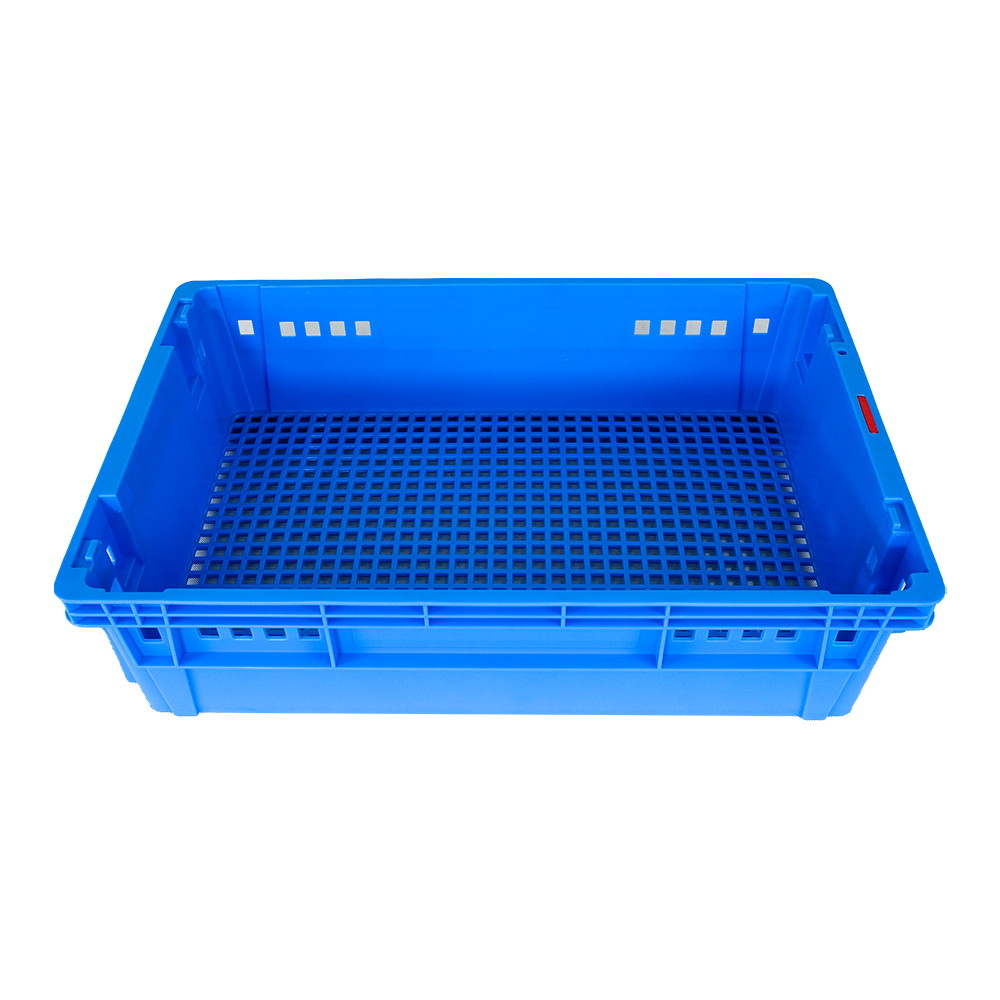 Moving Basket Food Grade Plastic Storage Crate for Easy Food Transportation Stackable